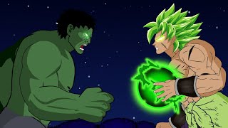 Hulk vs Broly - Drawing Cartoon 2