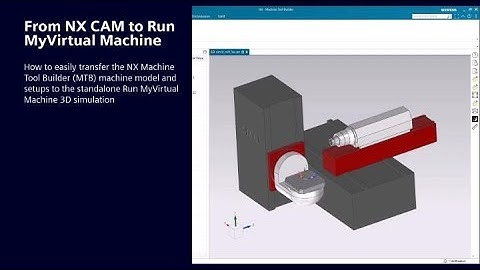 Seamless Data Exchange: NX CAM & Sinumerik MyVirtual Machine Integration