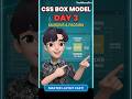 CSS basics Box Model Margin vs Padding vs Border | Day 3 CSS Series #technology #trending #shorts