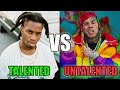 Talented rappers vs untalented rappers