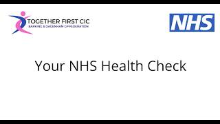 Your free NHS health check explained - English Version