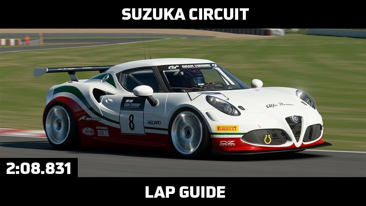 Gran Turismo Sport - Daily Race Lap Guide - Suzuka Circuit - Alfa Romeo ...