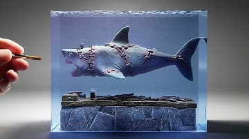 How to Make a Frankenstein Shark Diorama on the Operating Table