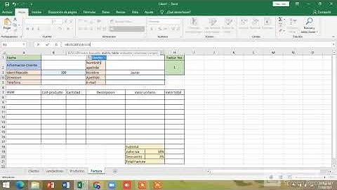 Aplicacion funcion BUSCARV y CONCATENAR en Excel 2016
