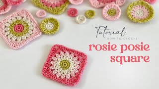 Celebrity Tutorial | Rosie Posie Granny Square Profile