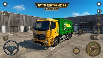 Waste Truck Simulator 2025 🚛 | City Cleaning Gameplay | Real Garbage Truck 3D Android Game