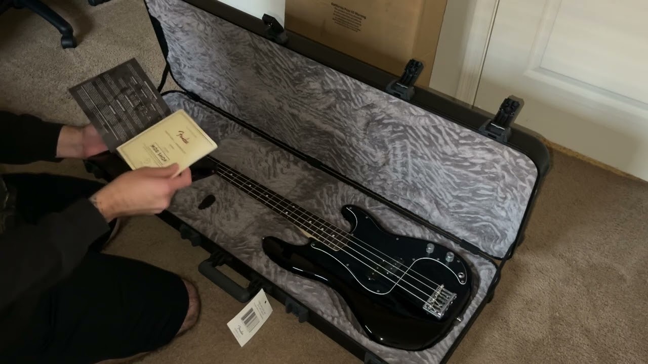 Unboxing Fender MOD Shop Precision Bass - YouTube