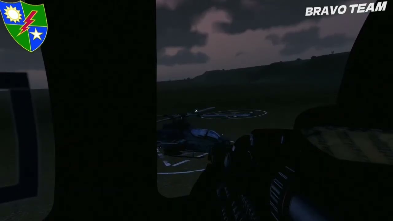 Высадка десанта Bravo на аэродром.