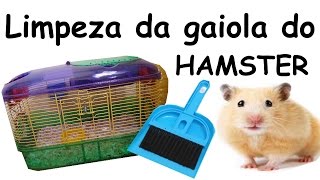 Como limpar a gaiola do seu hamster