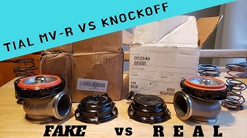 Tial MV-R Wastegate vs eBay Knockoff