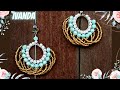 AULA DE BIJUTERIA: Maxi brinco de cristais, pérolas e miçangas- DIY earing