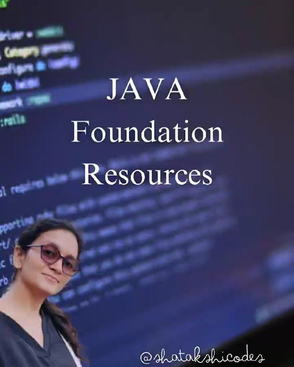 JAVA Foundation Resources ! - YouTube