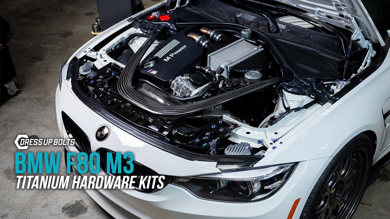 BMW F80 M3 Hardware Kits Dress Up Bolts YouTube