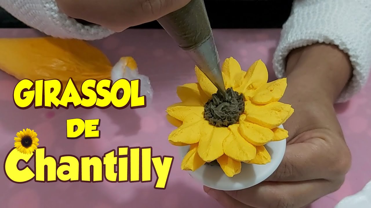 GIRASSOL DE CHANTILLY FÁCIL / BICO 366 / BICO 13 / BICO 126 /PARIS CAKE DESIGNER