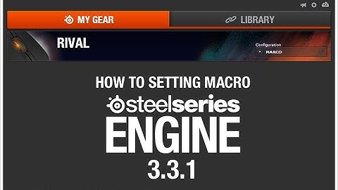 Review วิธีการใช้งาน SteelSeries Engine 3.3.1
