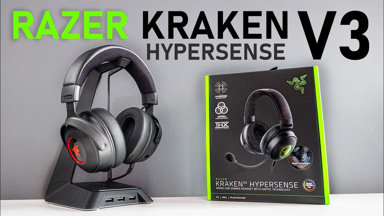 Écouteur Razer Gaming Kraken V3 HyperSense