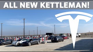 First Look: All NEW Kettleman City Tesla Supercharger!