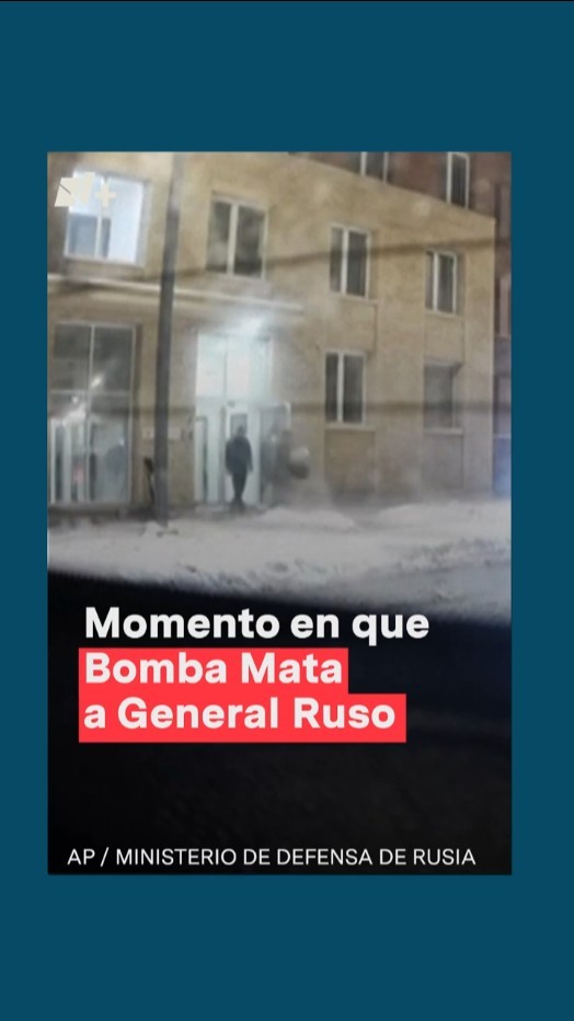 Momento en que bomba mató a general ruso a cargo de armas nucleares y químicas - N+ #Shorts