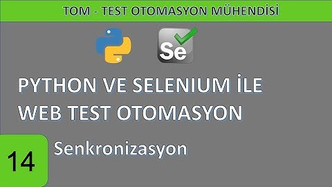 Python ve Selenium ile web test otomasyonu-14: Senkronizasyon (Bekleme)