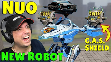 NEW Robot NUO & Medium AEGIS Shield – War Robots Gameplay WR