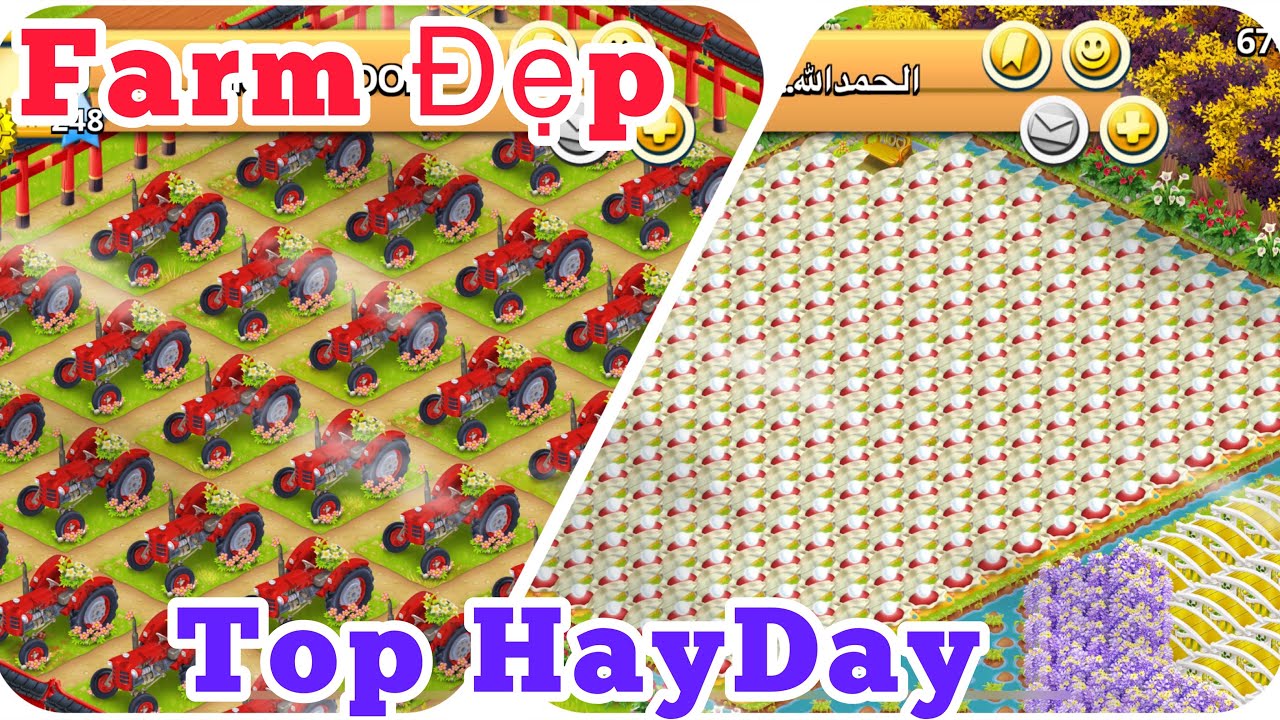 hay day สวย ๆ  Update New  Hay Day | Những Farm Đẹp game hay day | Xem đã mắt.