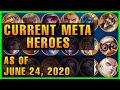 CURRENT META HEROES AS OF JUNE 24, 2020 | SEASON 17 | MOBILE LEGENDS