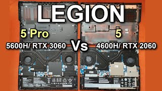 Legion 5 Pro (2021) vs Legion 5 (2020) - RTX 3060 vs RTX 2060