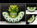 Amazing Reuse Ideas Vase Flower | Best Out Of Waste | Vas Bunga Termudah Dari Botol Aqua Plastik