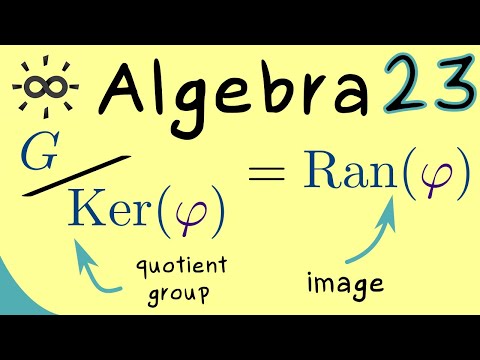 Algebra 23 | First Isomorphism Theorem