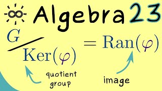 Algebra 23 | First Isomorphism Theorem