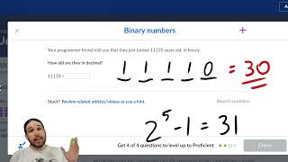 Binary Numbers (Khan Academy) - AP Computer Science Principles