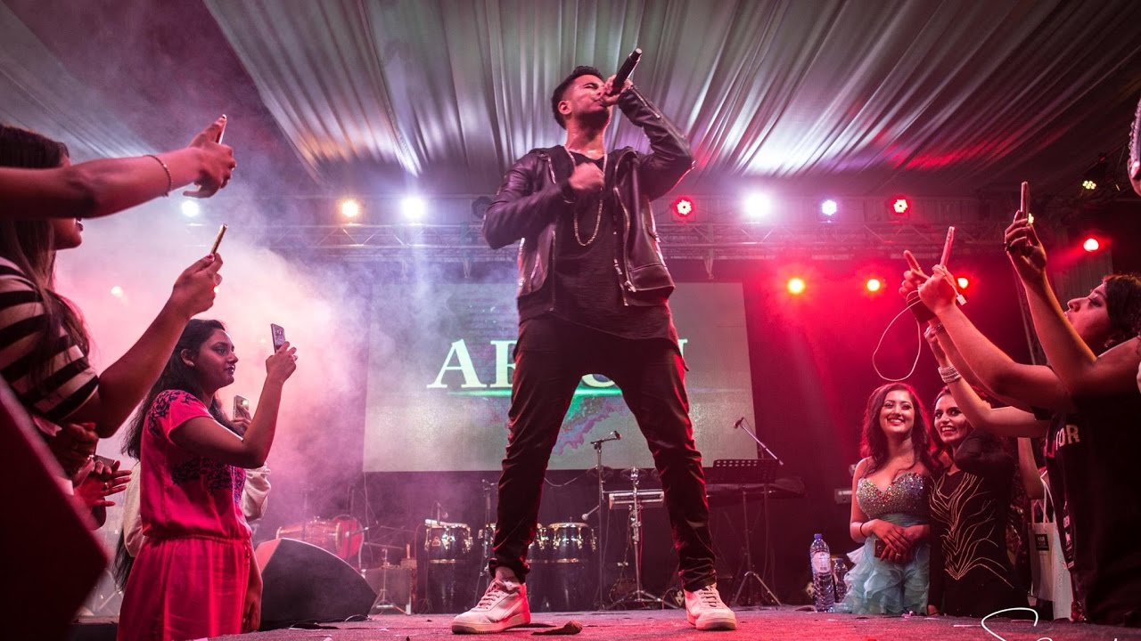Arjun performs with live band at The Hague, The Netherlands