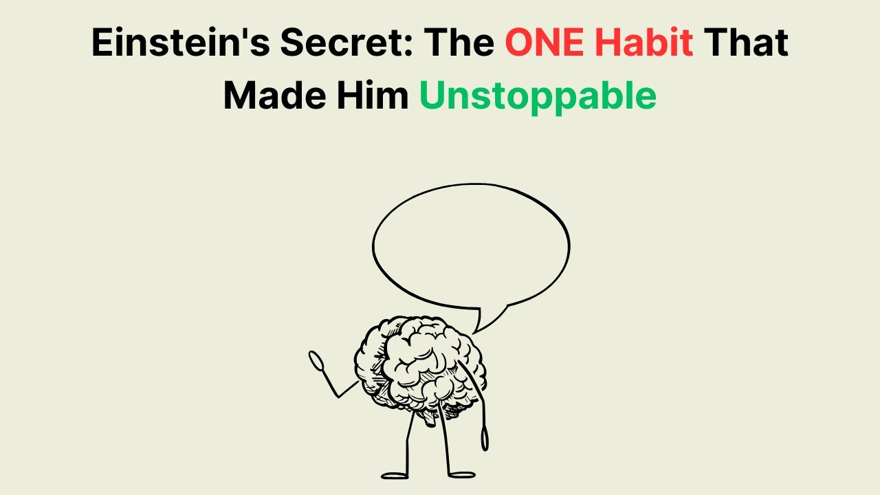 Einstein's Secret The ONE Habit That Made Him Unstoppable YouTube