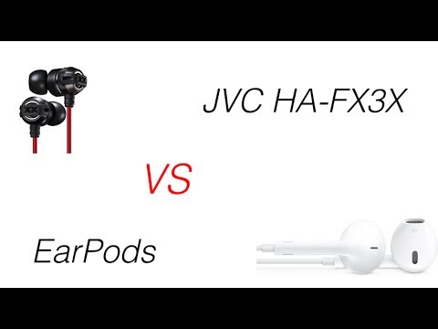 Обзор JVC HA-FX3X + Сравнение с EarPods