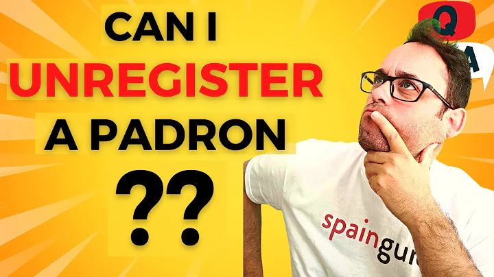 Should I unregister from the padron if I am no lon...