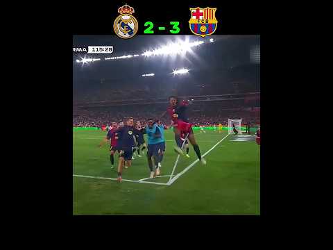 Real Madrid Vs Barcelona Copa Delay Final Match Football