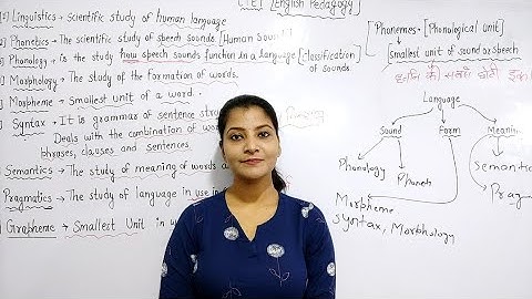 What is Phoneme, morpheme, semantics, pragmatics, grapheme || English Pedagogy for CTET/ MPTET