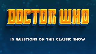 Quick Quiz : Doctor Who Trivia Quiz
