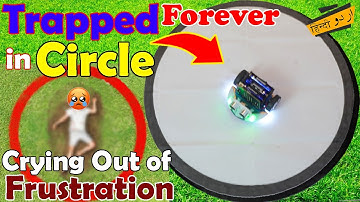 Trapped In Circle Forever, Microbit robot in urdu hindi
