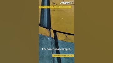 Rail Transfer Cart +Turntable for Warehouse