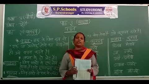 STD 4 CBSE | HINDI LEC 6 | S P SCHOOL SURENDRANAGAR