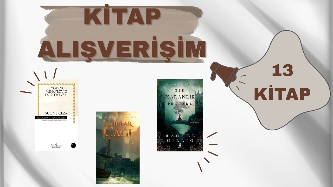 Kitap Alışverişim || 13 Kitap