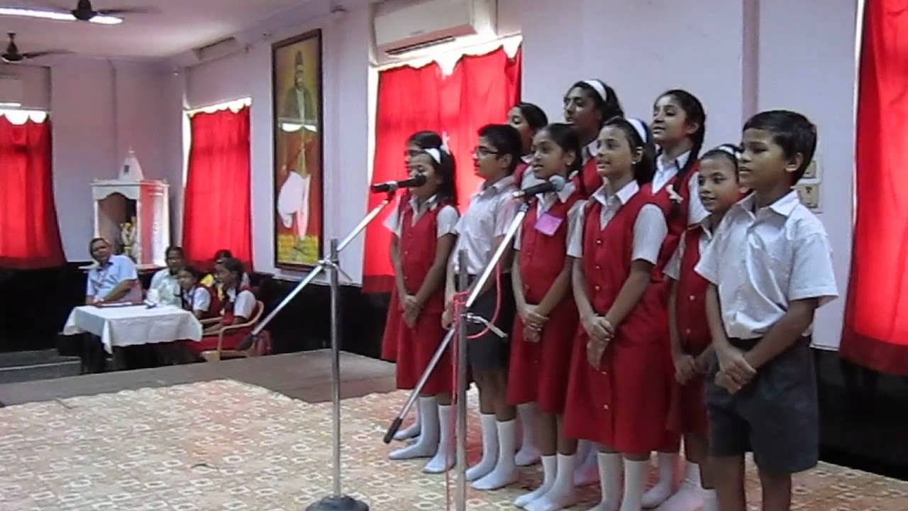 Udhalita shata kirana marathi patriotic song by students of VIDYANIDHI HIGH SCHOOLJUHUMUMBAI