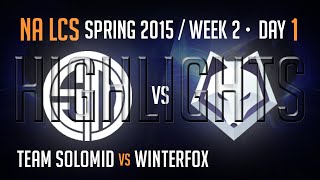 TSM vs WFX (Highlights) | Season 5 NA LCS Week 2 Day 1 Game 5 2015 | Team Solomid vs Winterfox