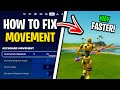 How Go Get OG Movement Settings in Fortnite Chapter 5! (Fix Movement)