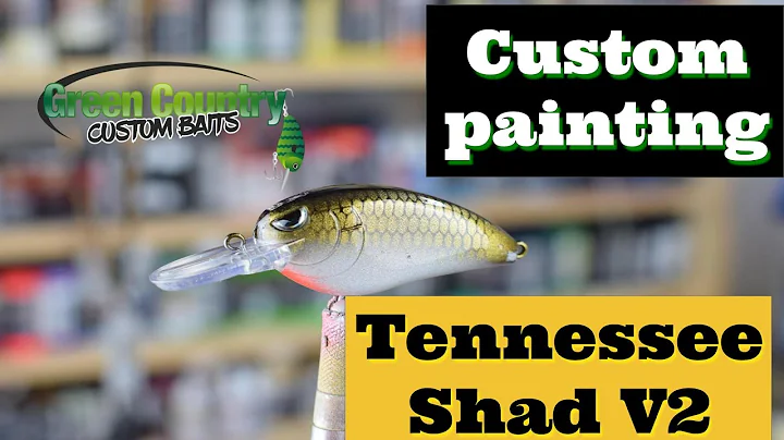Custom Painting Crankbaits- TENNESSEE SHAD VERSION 2