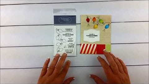 Introducing the String of Lights Stamp Set - Technique Tuesday