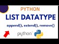 List in Python | Python Tutorial | python list tutorial | List & Tuple | python for beginners
