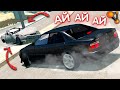 Марк и Чайзер решили ПОСПОРИТЬ со СТОЛБОМ... BeamNG Drive