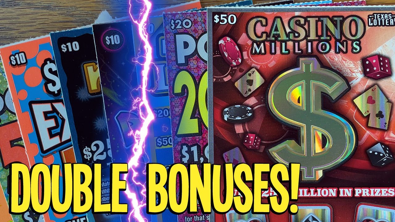 💲💲 First Time Double Power Bonuses 🔴 190 Texas Lottery Scratch Offs 